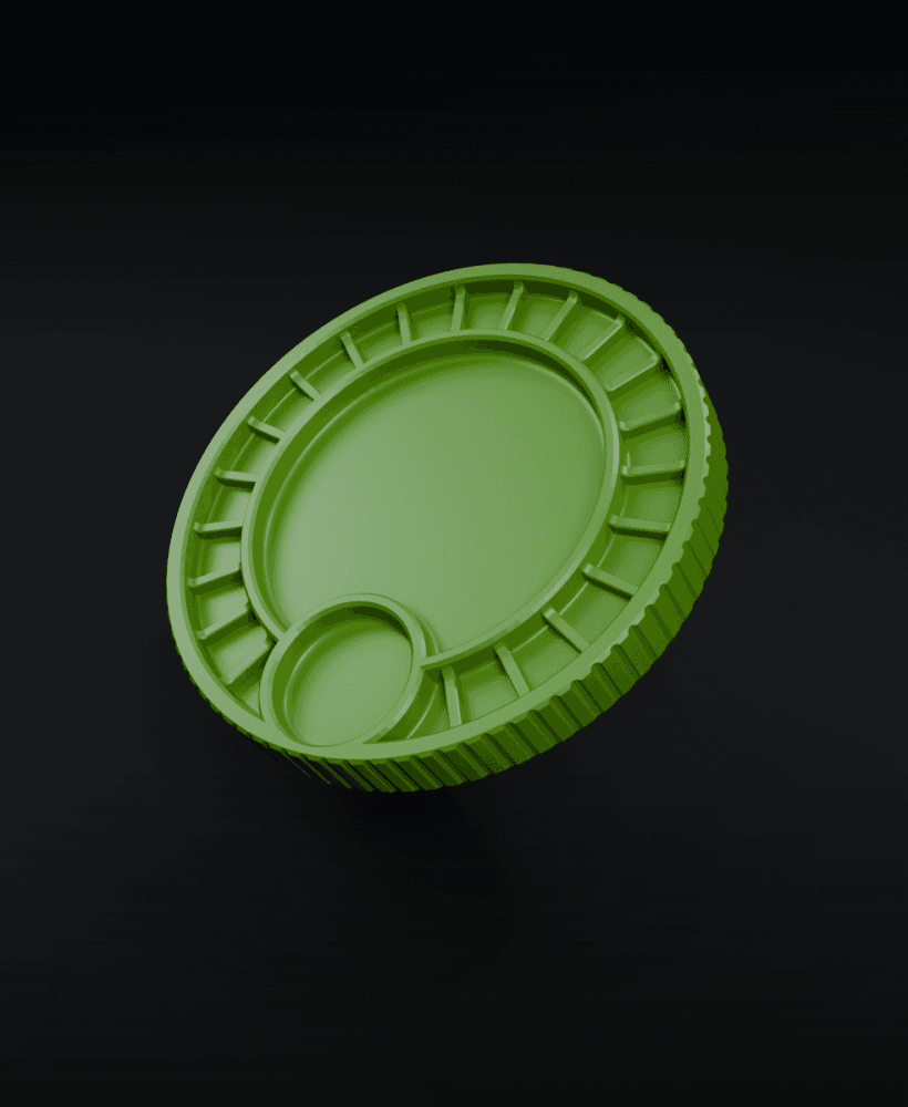 Yet another empty token (40 mm) 3d model