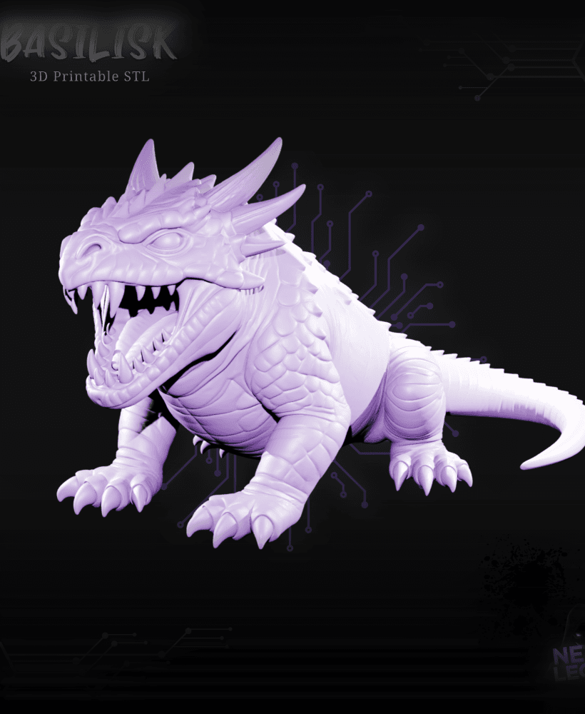 Basilisk - Dungeons and Dragons 3D Model 3d model