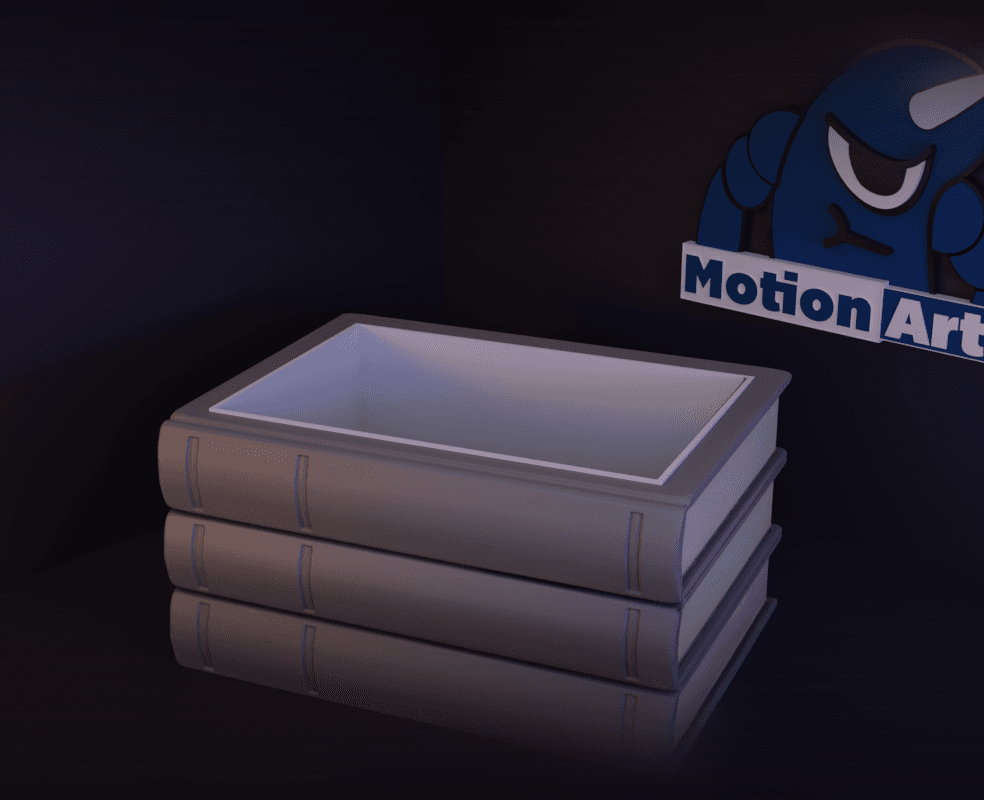 Porta trecos em formato de livros.stl 3d model