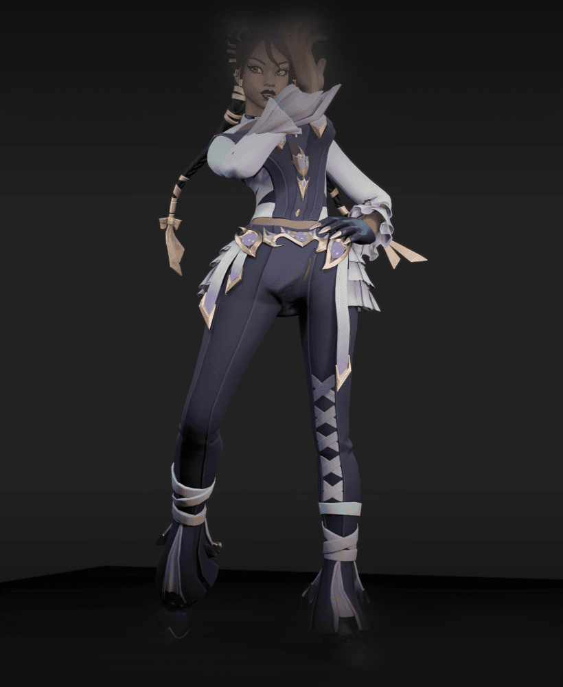 Aniyah the Dancer v2 3d model