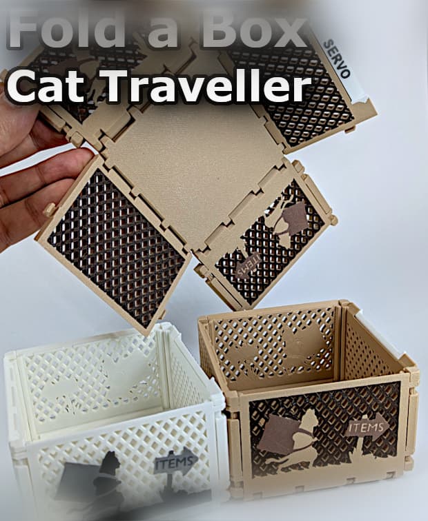 Fold a box - Cat Traveller 3d model