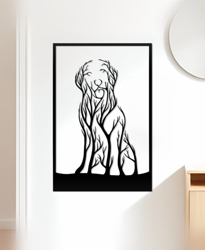 Dog Wall Art, Wall Decor, Home Decor 3d model