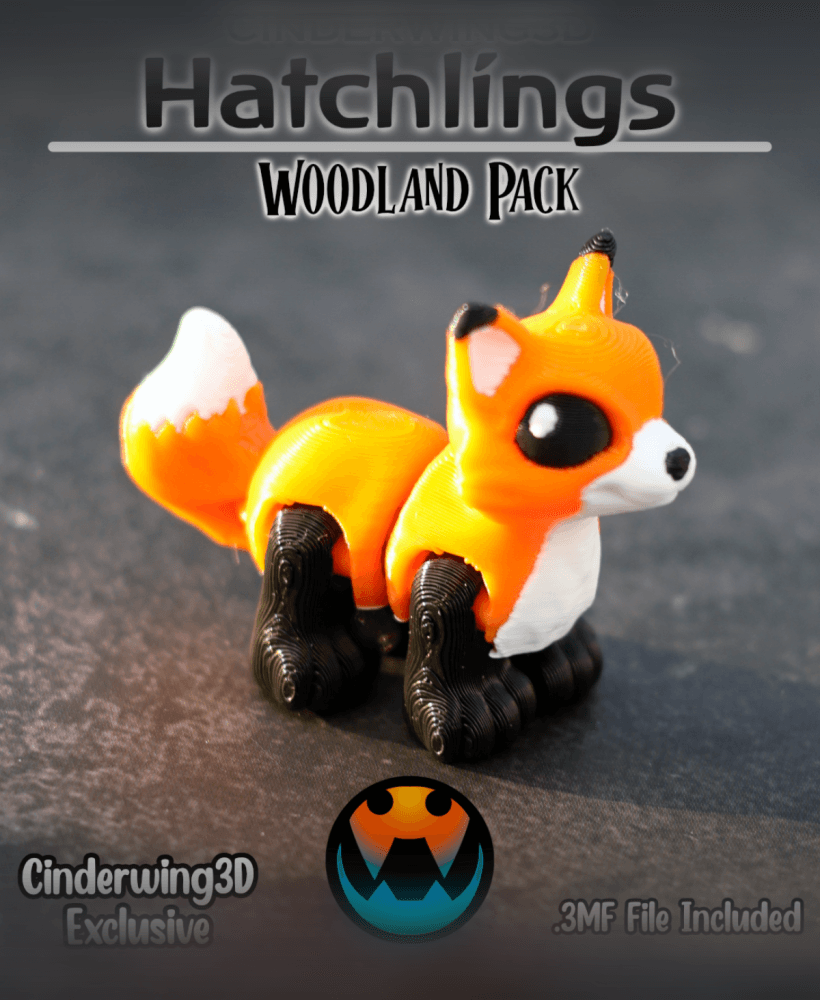 Fox - Cinder Hatchling 3d model