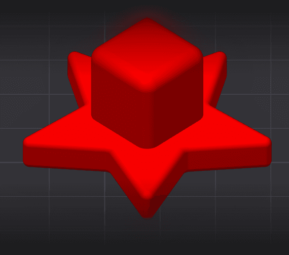 Star corner - Decor-ganizer 3d model
