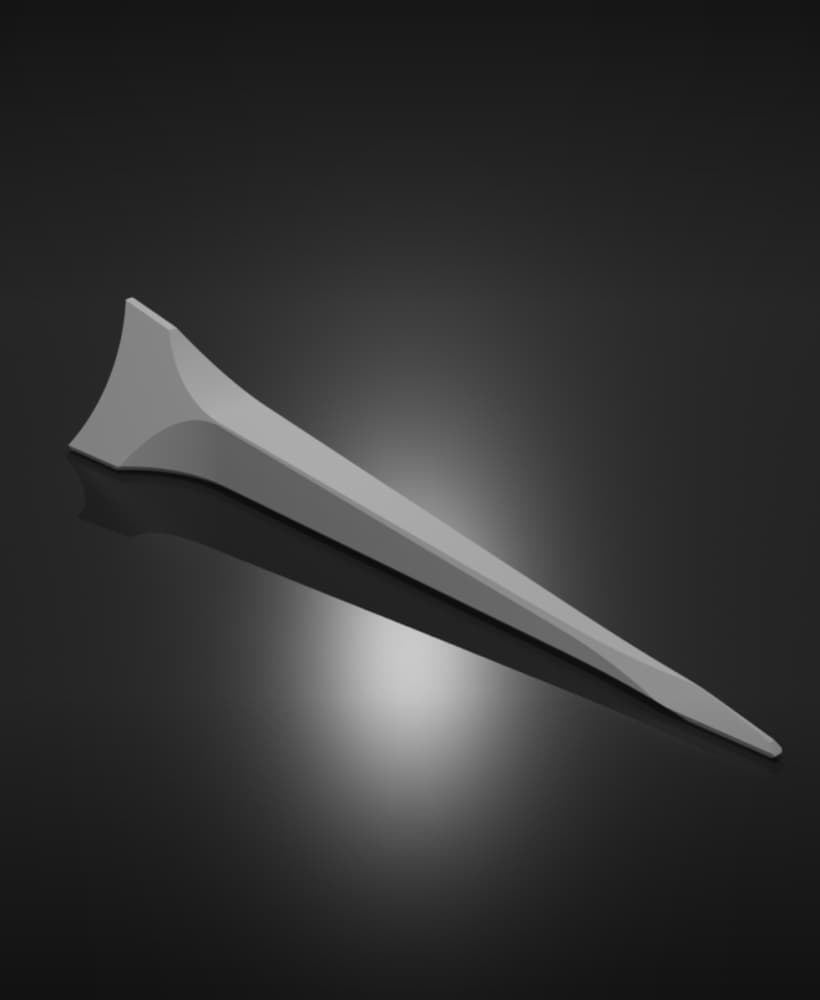 Triangular Golf Tee V2 3d model