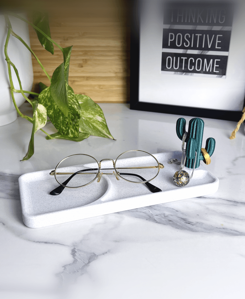 Cactus Jewelry Pocket Emptier, Desk Organizer Design 3d model