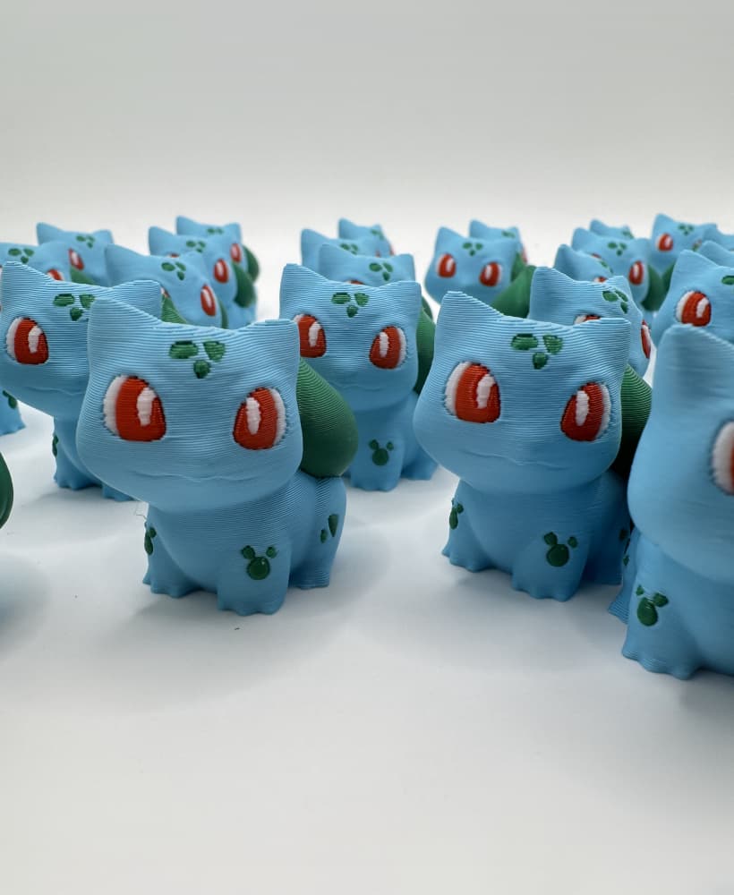 Bulbasaur (Nosupport, 3mf included) 3d model