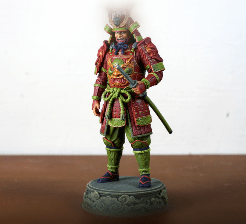 samurai warrior 3d model