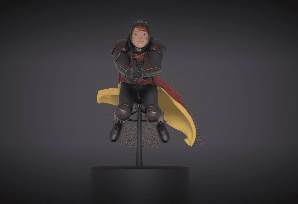 Ron Weasley: Loyal Friend and Gryffindor Hero (Harry Potter 3D Print STL) 3d model