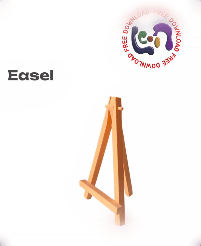 Mini Easel 3d model