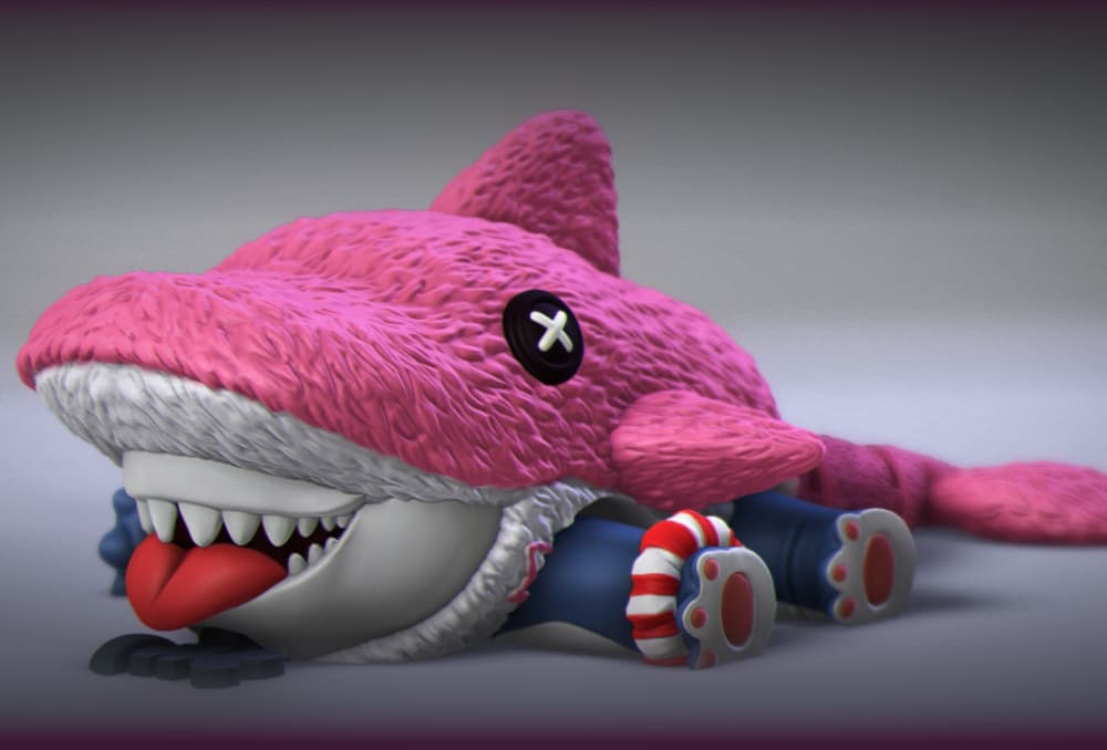 Jeff the Shark Dolphin 3d model