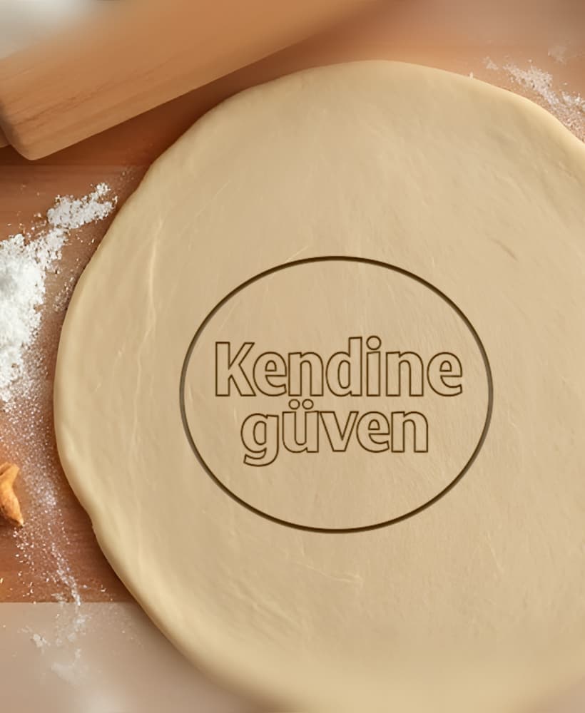 Kendine Güven Cookie Cutter, Biscuit Cutter 3d model
