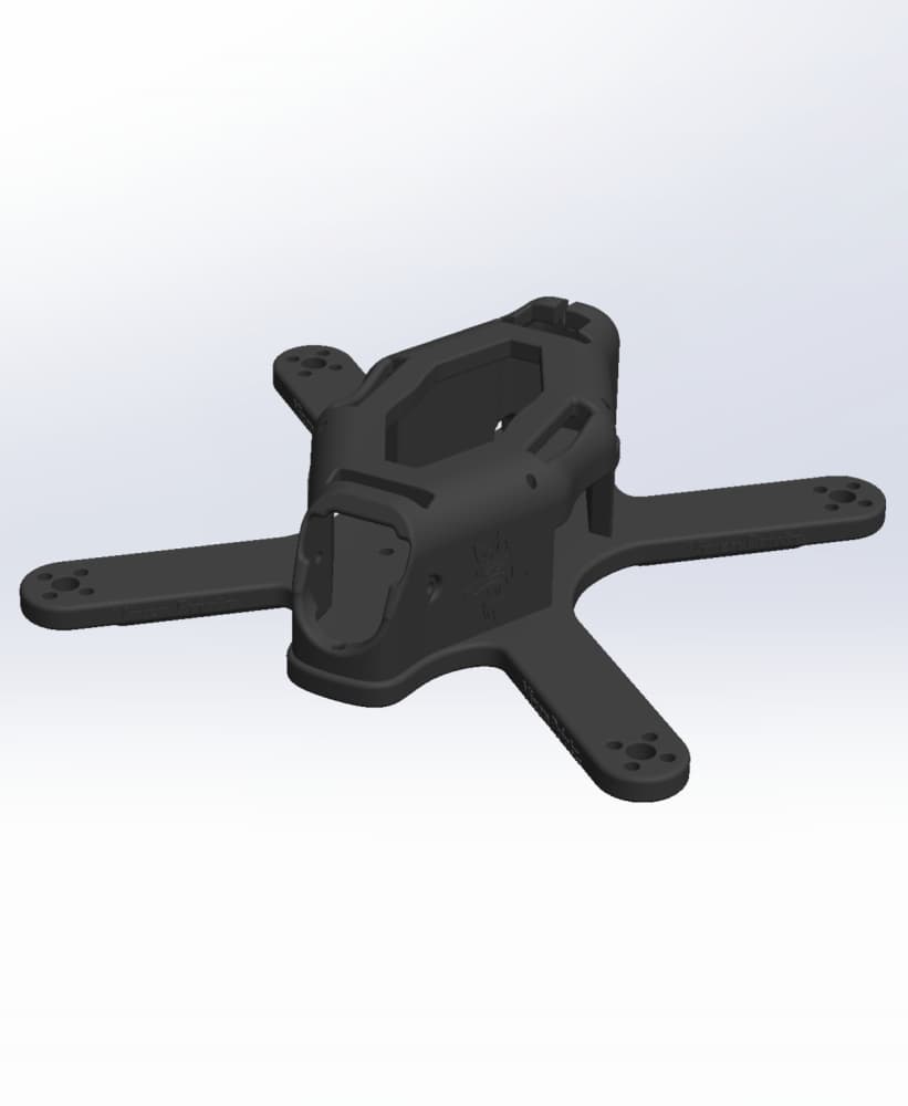 3-Inch FPV Drone (Analog, 20x20 Stack) 3d model