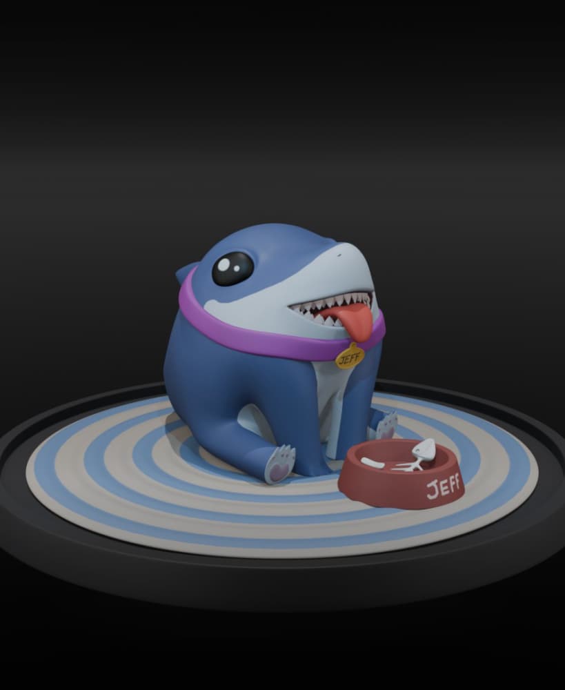 Jeff the Land Shark 3d model