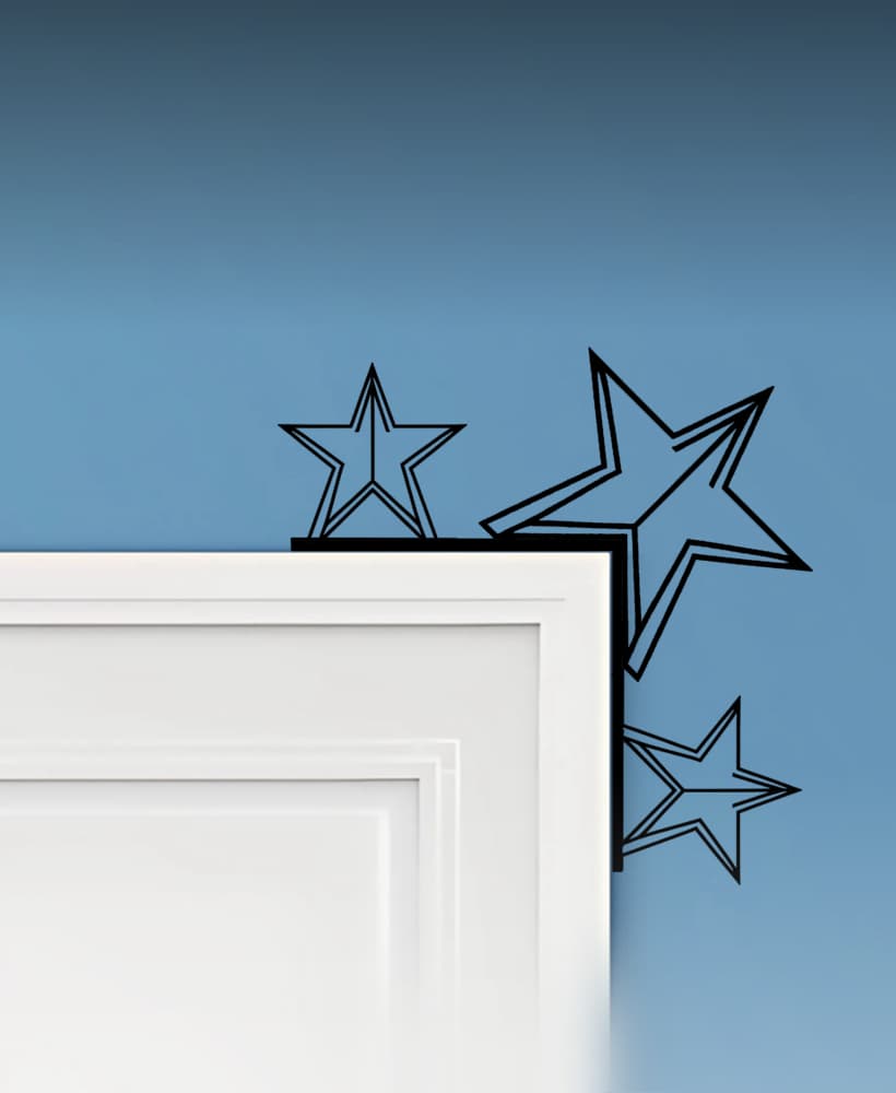 Star Door Corner Decor 3d model