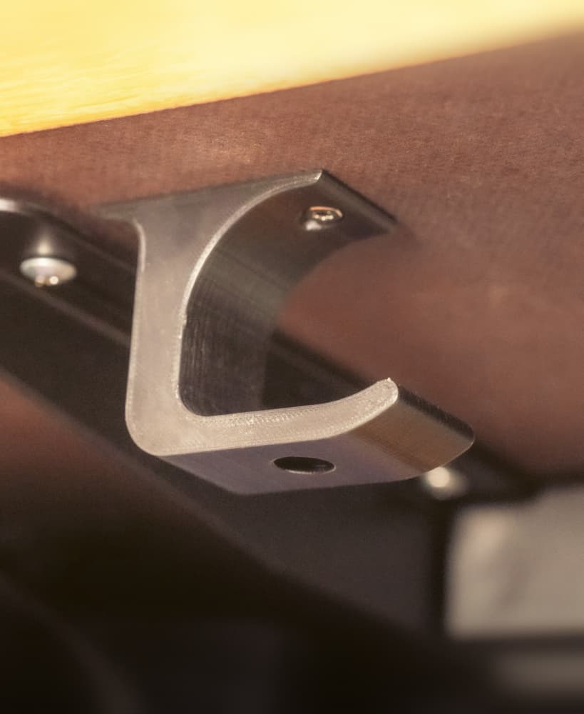 Under Desk Headphone Hook 3d model