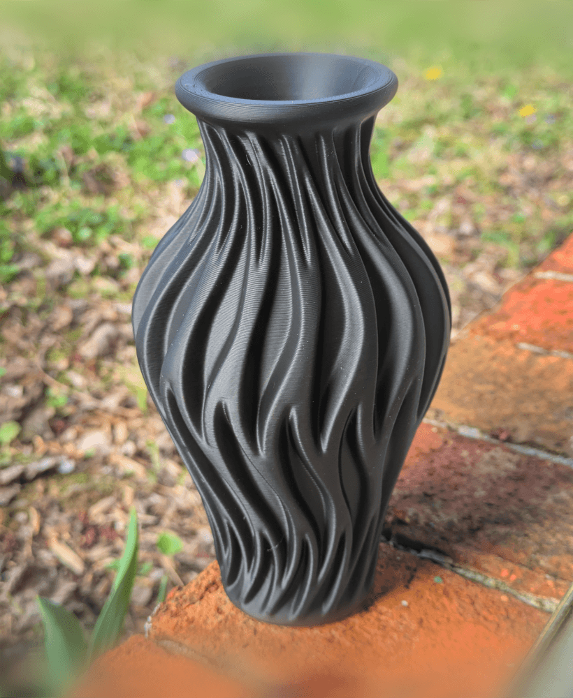 Synca Vase - Crescent Wave Vase 3d model