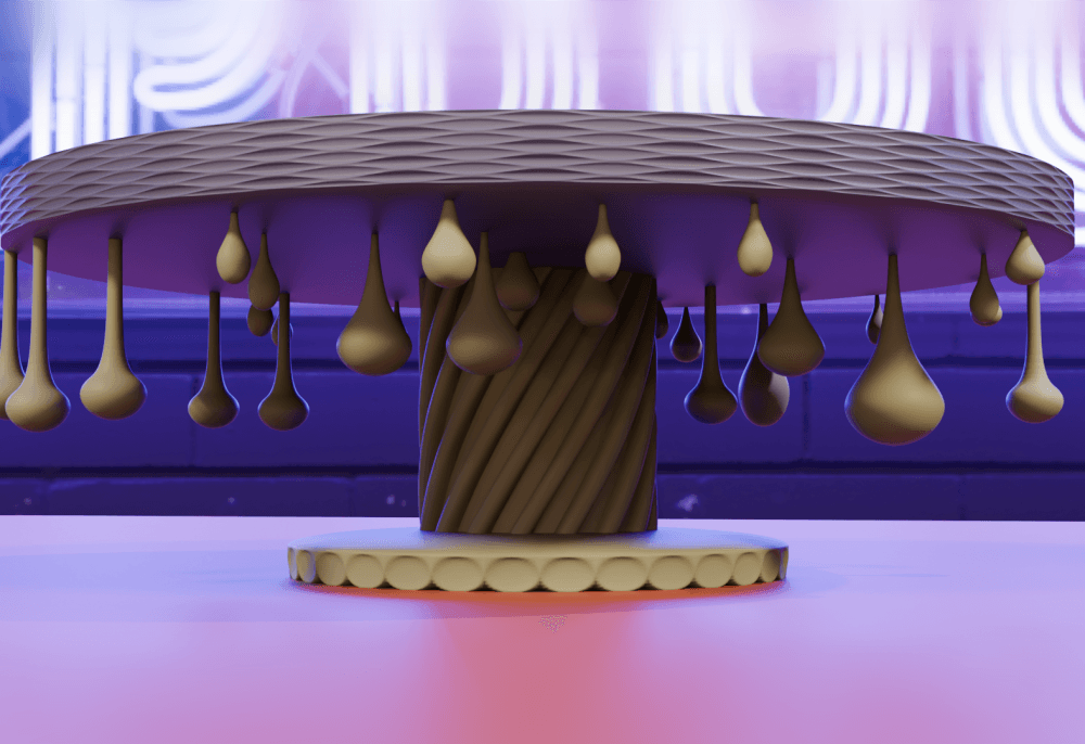 Dripping Pedestal Cake Stand 3d model