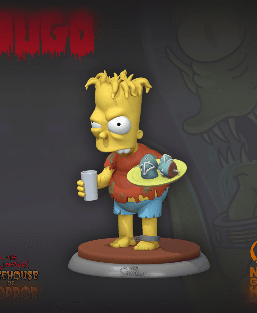 Hugo Simpson (Bart's twin) 3d model