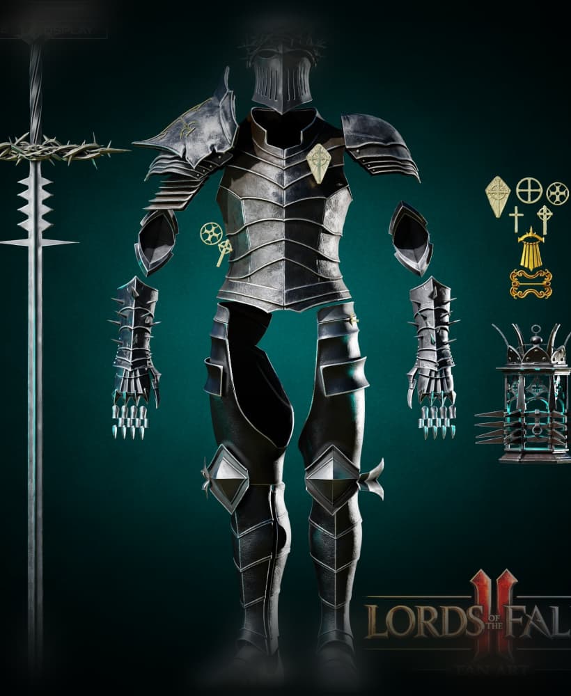 ULTIMATE LORDS OF THE FALLEN II 2026 DARK CRUSADER COSPLAY MASTER BUNDLE Fan Art STL 3d model