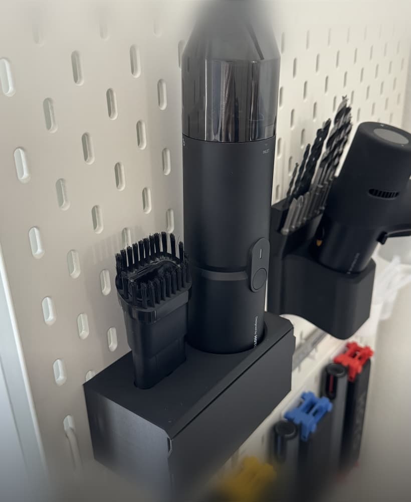Hoto Vacuum mount for Ikea Skadis Pegboard 3d model