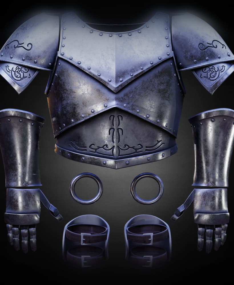 FARAAM COSPLAY ARMOR SET LIFE SIZE – DARK SOULS FAN ART STL 3d model