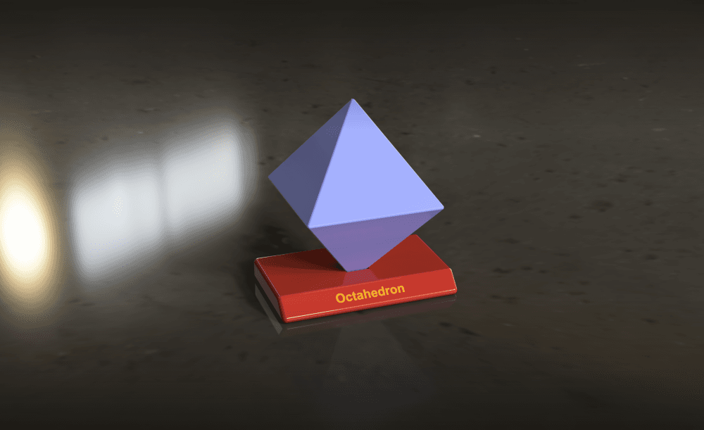 Octahedron Solid 3d model