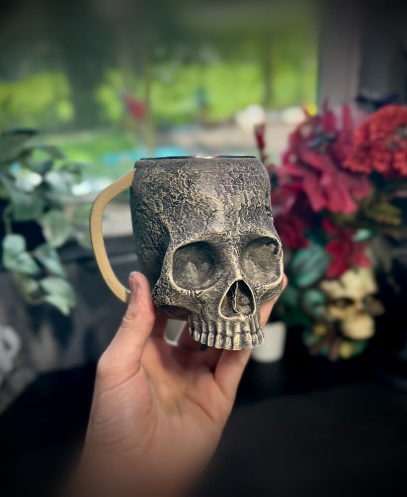skull cup 3d model