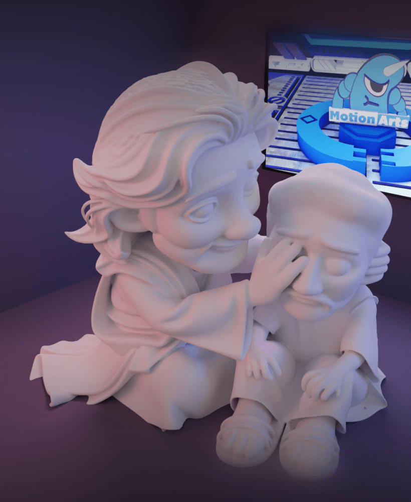 Jesus milagre .stl 3d model