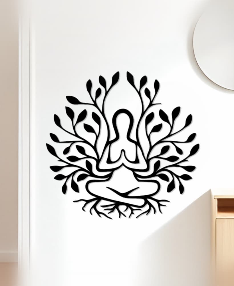 Yoga Wall Art, Wall Decor, Home Decor 3d model