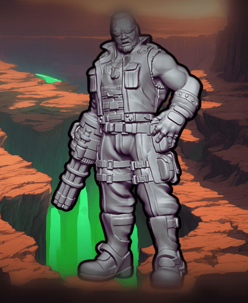 Barry Williams - Freedom Fighter 3d model