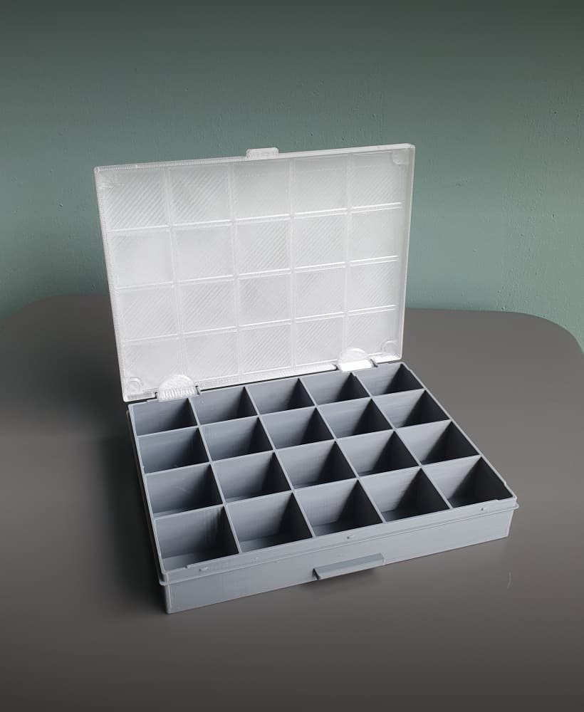 Stackable Organizer Assortment Box with Lid #1 3d model