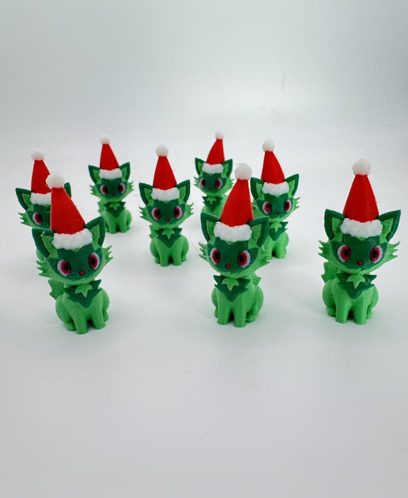 Christmas Sprigatito (Nosupport, 3mf included) 3d model