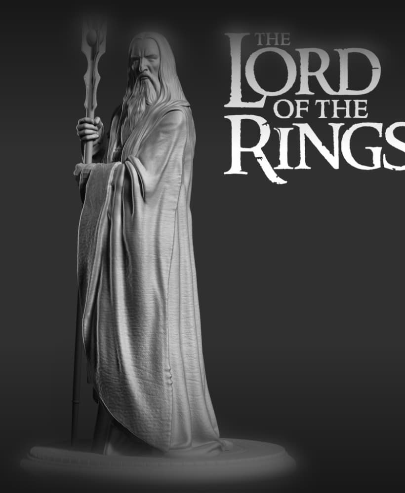 Saruman - Lord of the Rings 3d model
