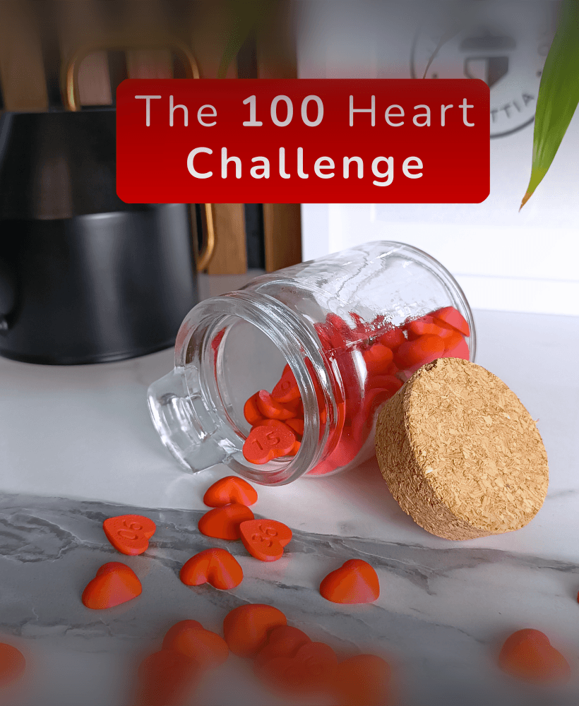 The 100 Hearts Challenge, Valentine's Day Game 3d model