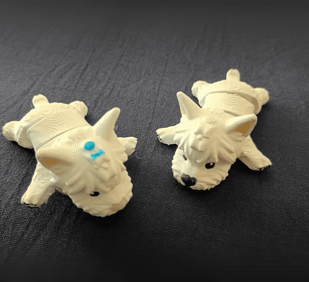 Flexi West Highland Terrier (Westie) 3d model
