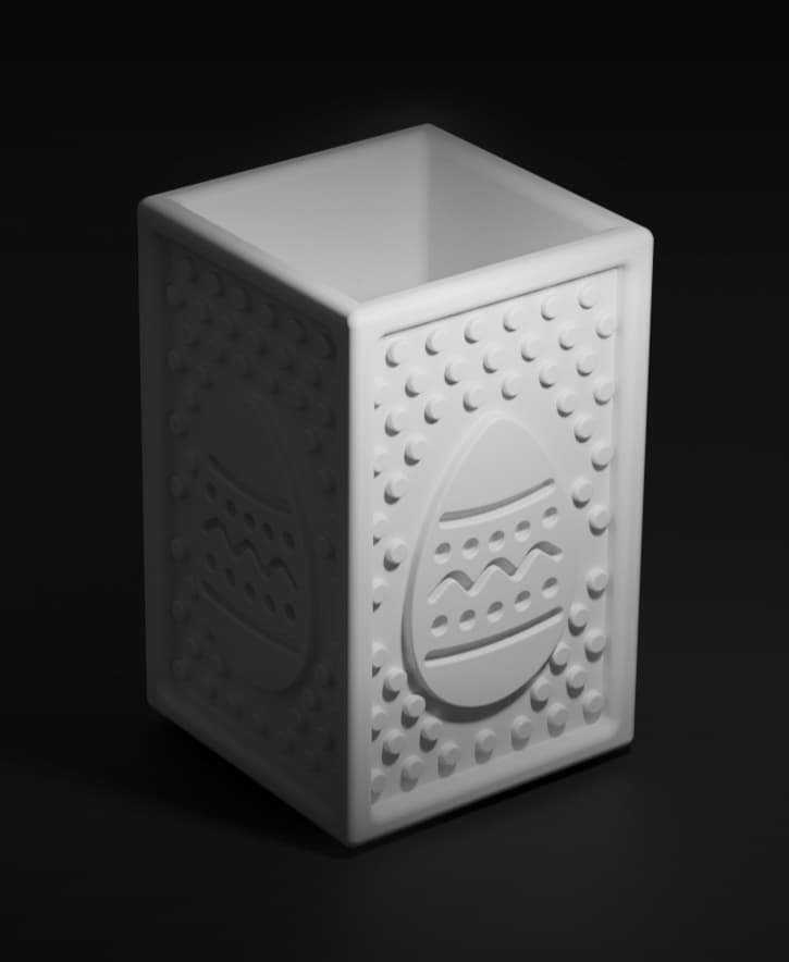 Planter_Easter 3d model