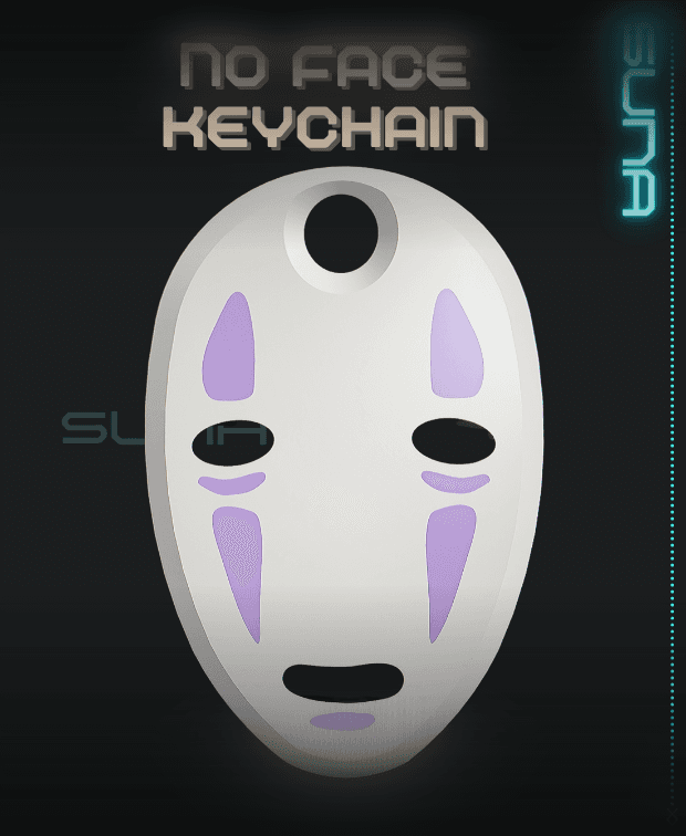 No Face Mask - Keychain 3d model