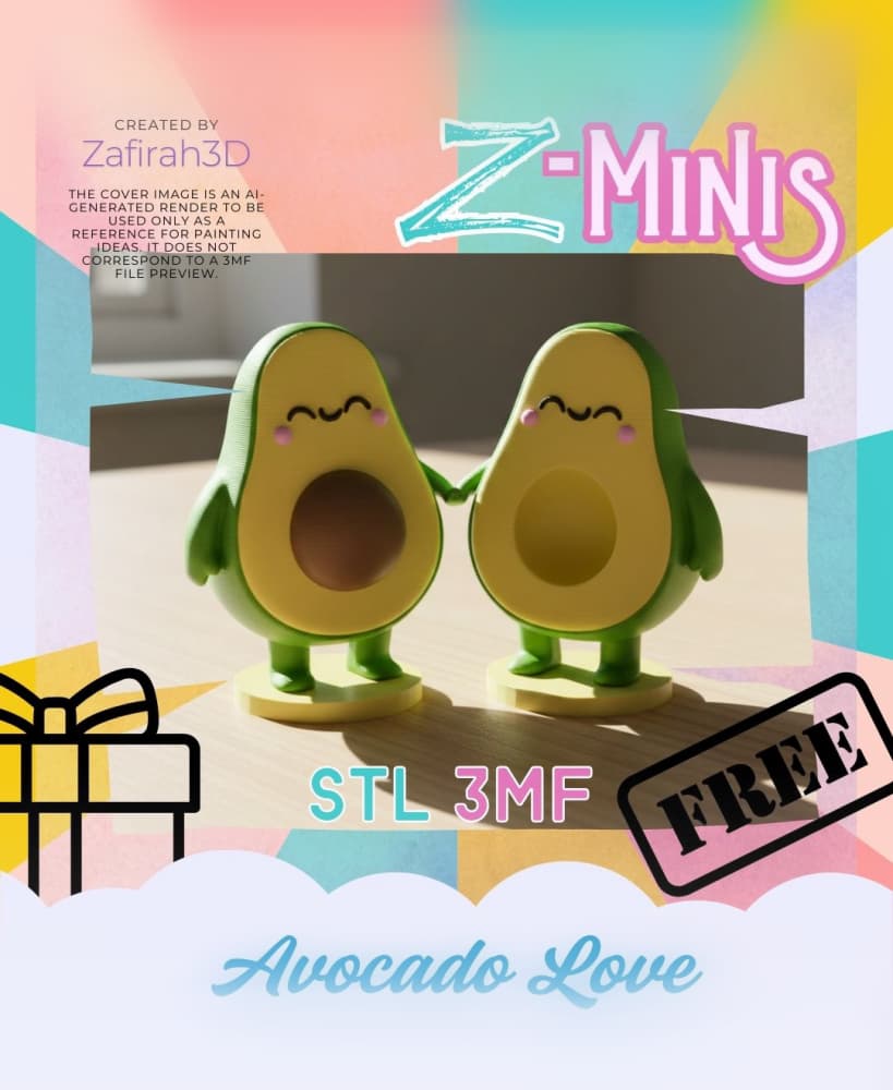 Avocado Love Z-Mini 3d model