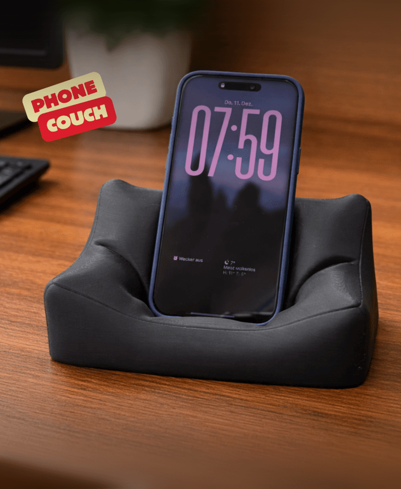 THE PHONE COUCH / DESIGNER APPLE IPHONE STAND / UNIQUE PHONE STAND / ANDROID STAND 3d model