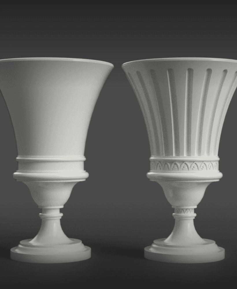 DECORATIVE VASE - POT - PLANTER - CANDY DISH - CUP - URN 3d model