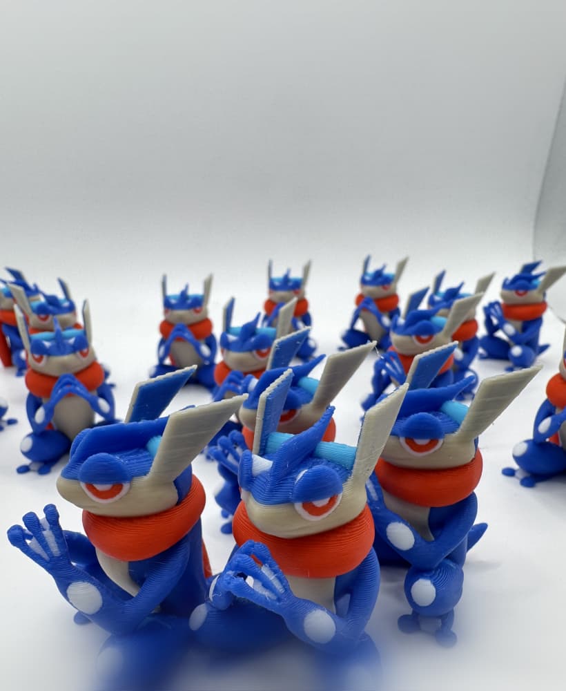 Greninja (No support, 3mf included) 3d model
