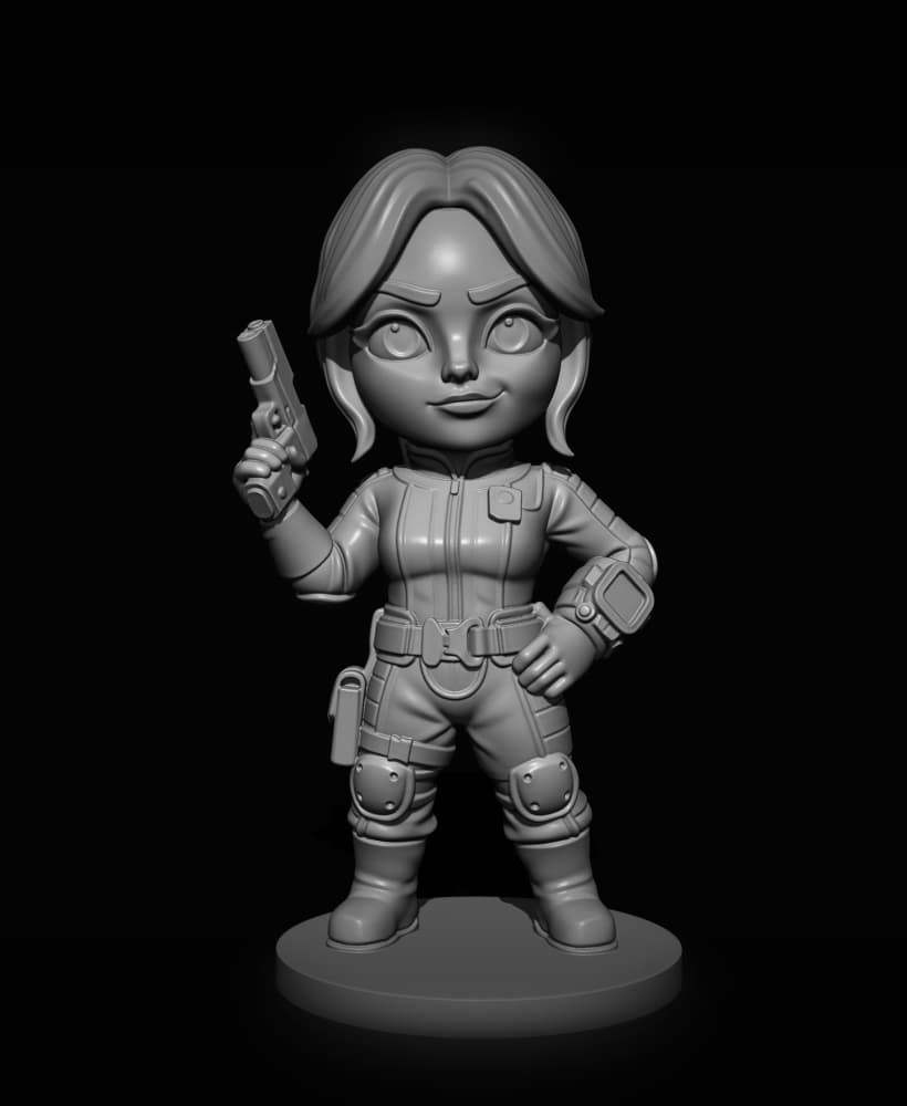 Lucy MacLean - Fallout 3d model