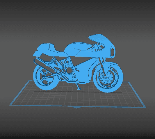 Ducati - 900 SS Wall Art 3d model