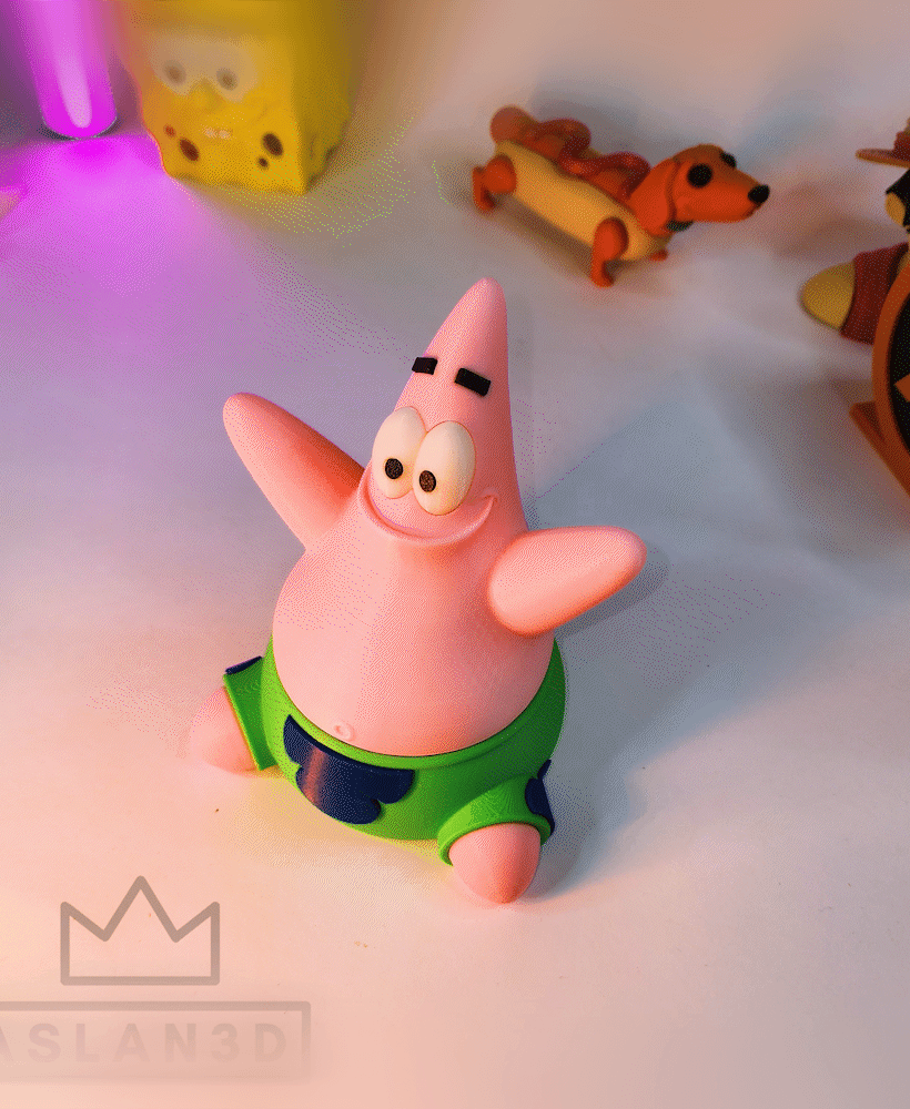 Patrick Star Container - By Colors 3d model
