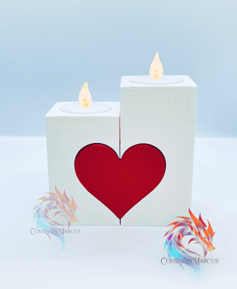 Heart Tealight Stand / no supports / 3mf included 3d model