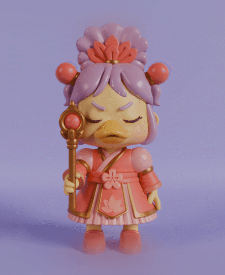 Lotus Sorceress Duckie 3d model