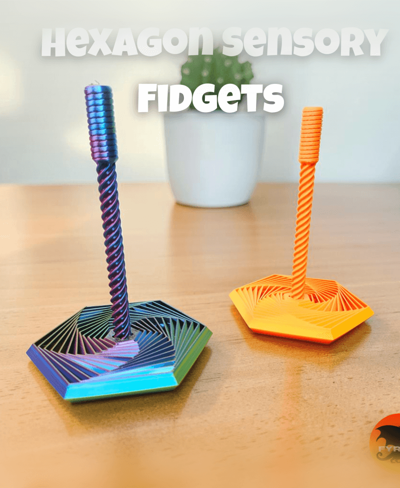 The Hexagon - Sensory Expanded Fidget Toy 3d model