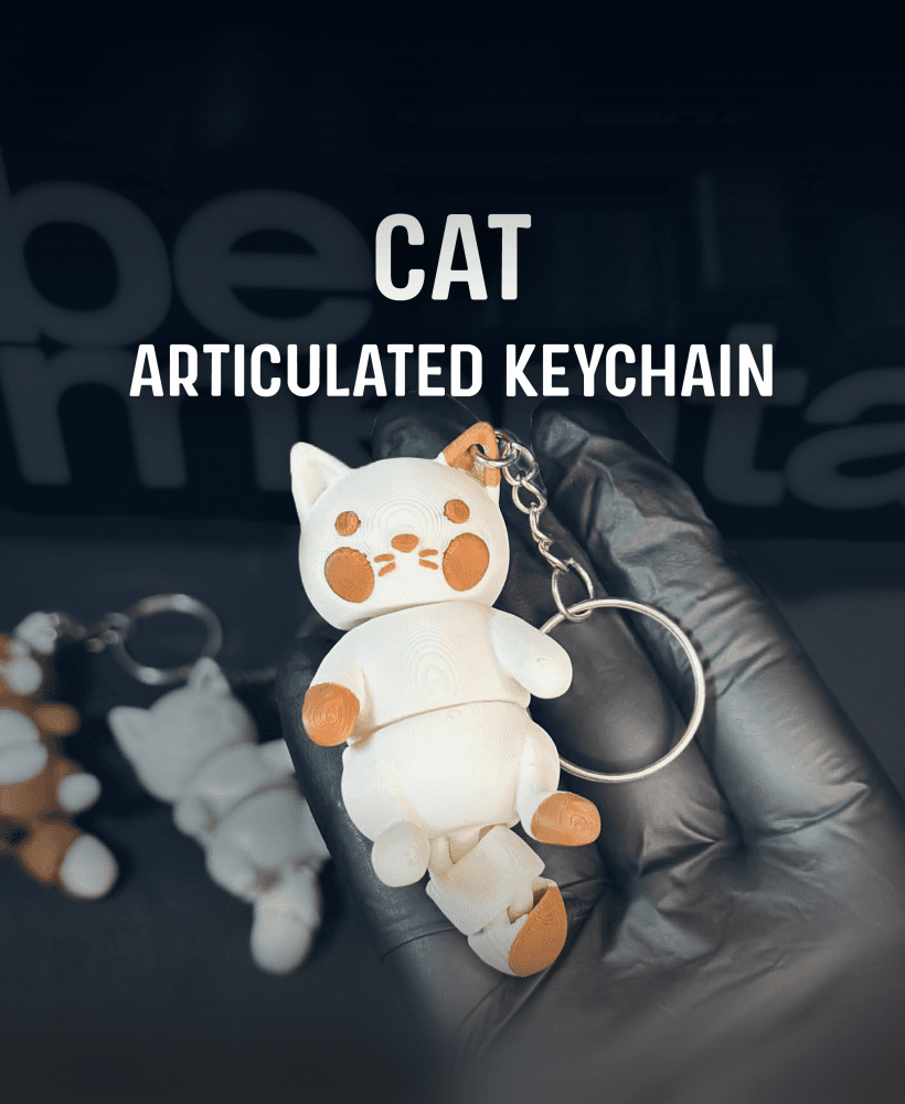 Articulated Cat 3d model