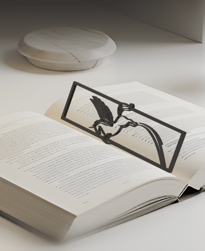 Pegasus Bookmark, Gift Idea 3d model
